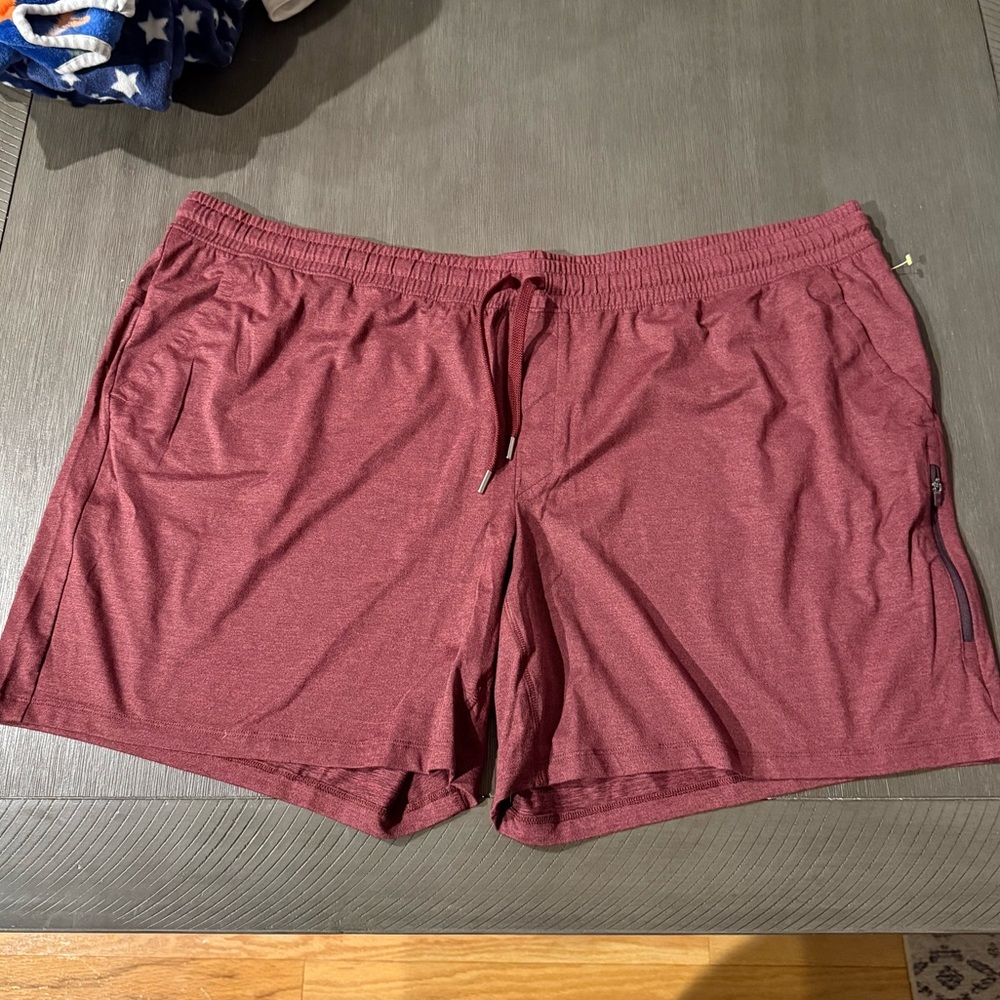 All in Motion Men's Maroon Athletic Shorts NWOT